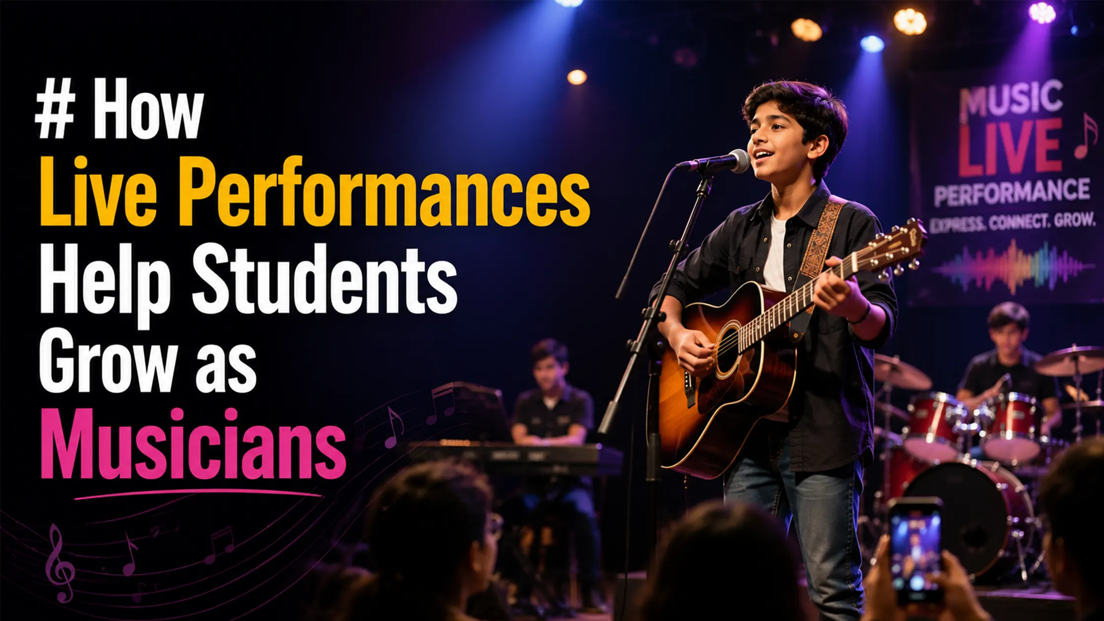 How Live Performances Help Students Grow as Musicians